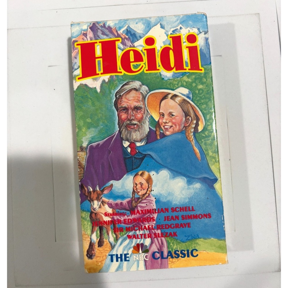 GoodTimes Vintage Heidi VHS 1992 NBC Classic Maximilian Schell Jennifer Edwards